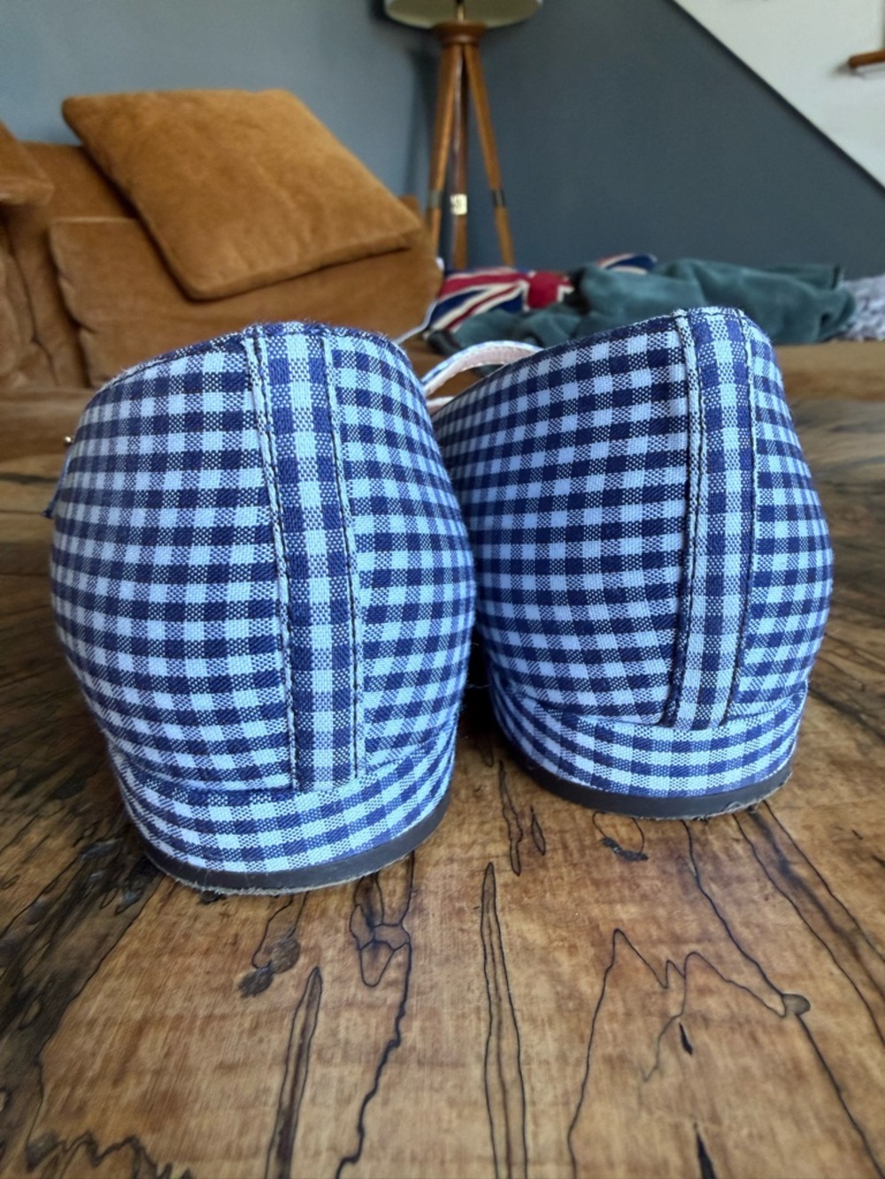 J. Crew Pointed-Toe Mary Jane Flats in Gingham - Picture 10 of 10